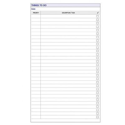 Debden Dayplanner Personal Edition Refill Things To Do PR2006 - SuperOffice