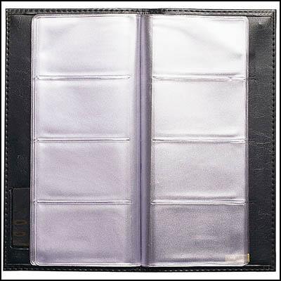 Debden Slimline Business Card Holder Soft Touch 96 Capacity Pu Cover Black 2740U99 - SuperOffice