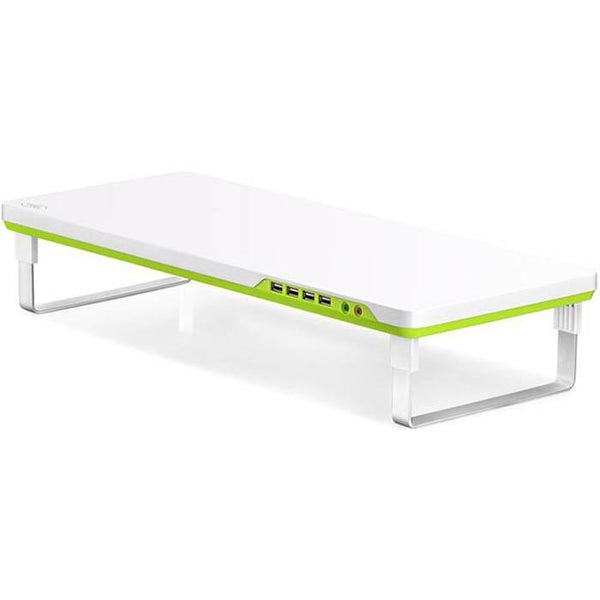 Deepcool M-Desk F1 Monitor Stand White/Green M-DESK-F1 - SuperOffice