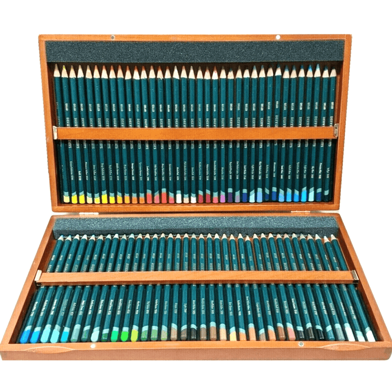 Derwent 72 Artists Coloured Pencils Wooden Box Gift Case Professional R32089 - SuperOffice