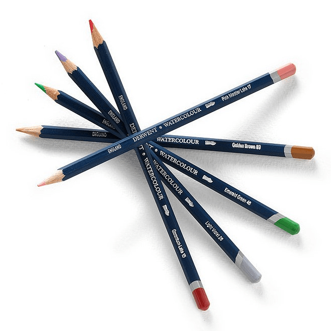 Derwent 72 WaterColour Coloured Pencils Wooden Box Set R32891 - SuperOffice
