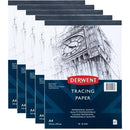 Derwent A4 90gsm Tracing Paper Pad 50 Sheets Pack of 5 50247 (5 Pack) - SuperOffice