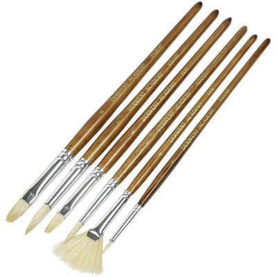 Derwent Academy Hogs Hair Paint Brush Small Pack 6 R310375 - SuperOffice