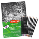 Derwent Academy Metallic Pencils Starter Kit Sketch Pad Eraser Sharpener 2300157 - SuperOffice