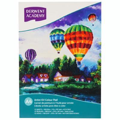 Derwent Academy Oil Pad Portrait 15 Sheets A4 R31225F - SuperOffice