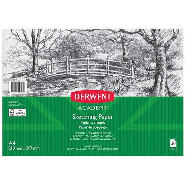 Derwent Academy Sketch Pad Landscape 30 Sheets A4 R31060F - SuperOffice
