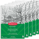 Derwent Academy Visual Art Diary Book Journal Portrait 80 Pages A4 5 Pack R31130F (5 Pack) - SuperOffice