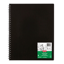 Derwent Academy Visual Art Diary Portrait 120 Pages 11"x14" Inch Black R31090F - SuperOffice