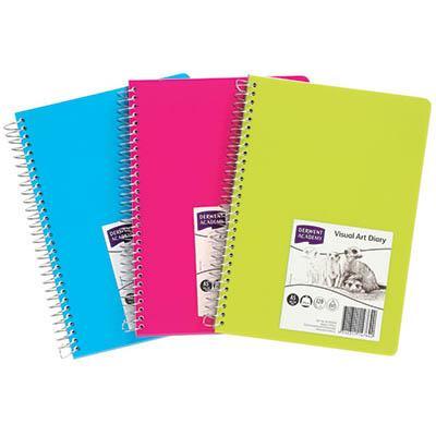 Derwent Academy Visual Art Diary Portrait 120 Pages A5 Assorted R3107099F - SuperOffice