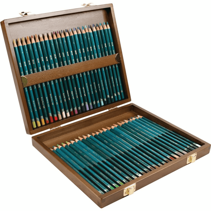 Derwent Artists Coloured Pencils Assorted Wooden Box Set 48 Professional R0700643 - SuperOffice