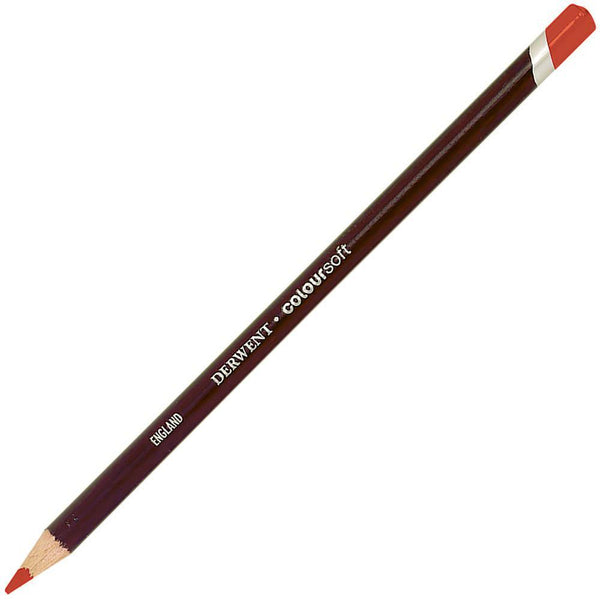 Derwent Coloursoft Pencil Blood Orange Pack 6 700961 - SuperOffice