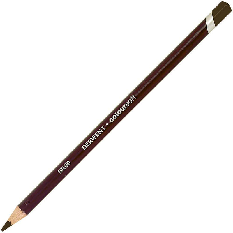 Derwent Coloursoft Pencil Brown Earth Pack 6 701015 - SuperOffice