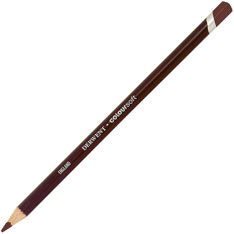 Derwent Coloursoft Pencil Dark Terracot Pack 6 701013 - SuperOffice