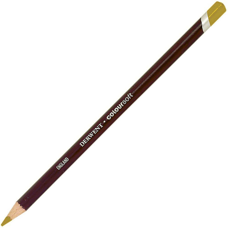 Derwent Coloursoft Pencil Deep Cadmium Pack 6 700956 - SuperOffice