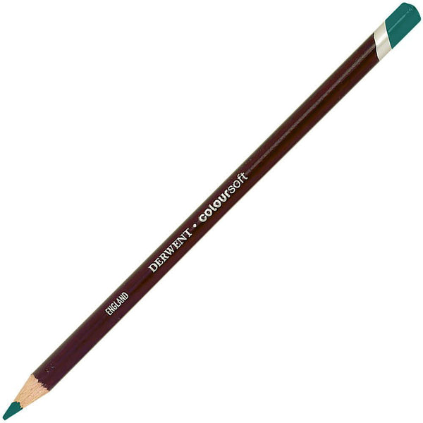 Derwent Coloursoft Pencil Sea Green Pack 6 700990 - SuperOffice