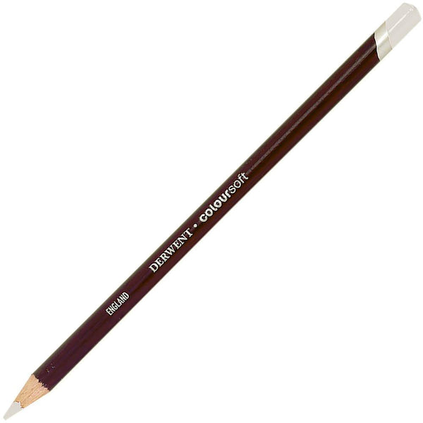 Derwent Coloursoft Pencil White Pack 6 701024 - SuperOffice