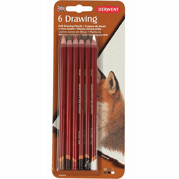 Derwent Drawing Pencil Pack 6 700476 - SuperOffice