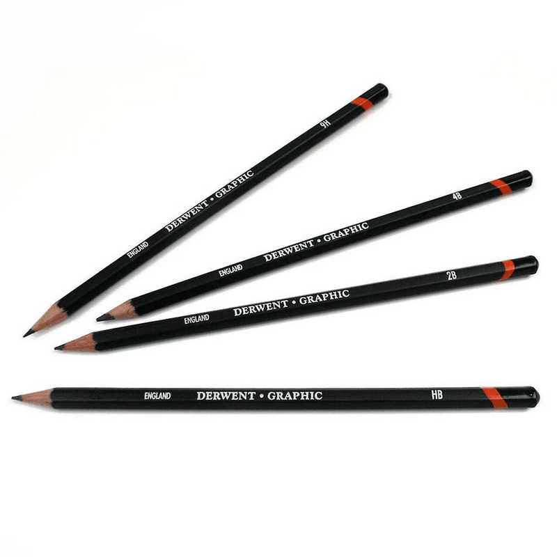 Derwent Graphic Sketching Pencils All Grades Tin 24 R34202 - SuperOffice