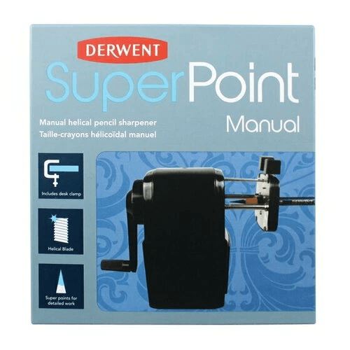 Derwent Helical Super Point Pencil Sharpener + Desk Clamp 2302001 - SuperOffice