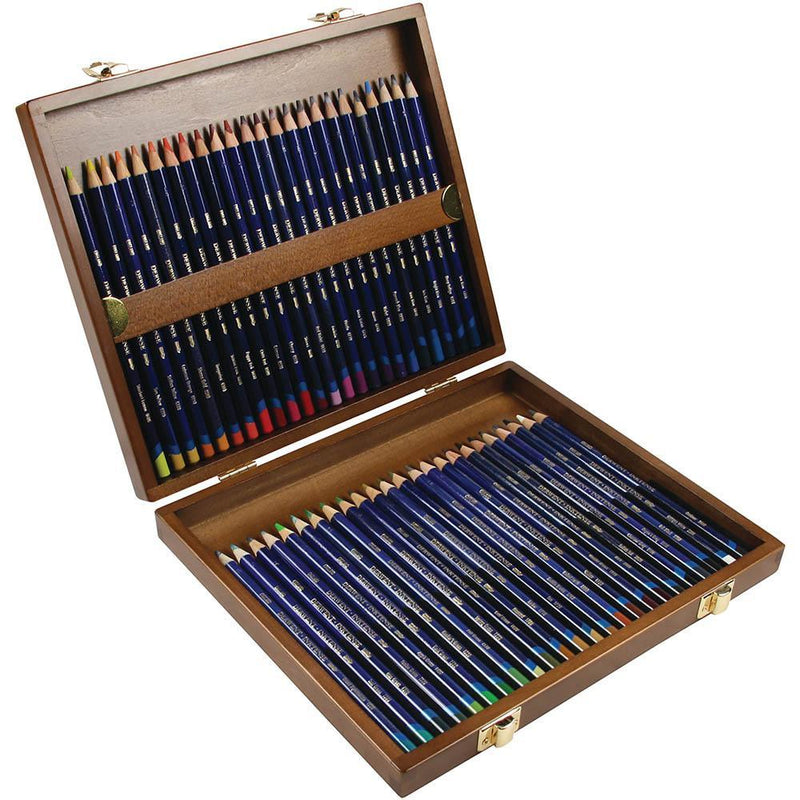 Derwent Inktense 48 Pencils Wooden Box Assorted R2300151 - SuperOffice