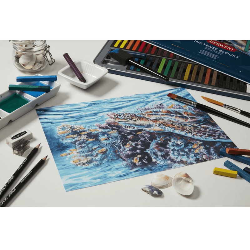 Derwent Inktense Block Assorted Tin 24 Blocks R2300443 - SuperOffice
