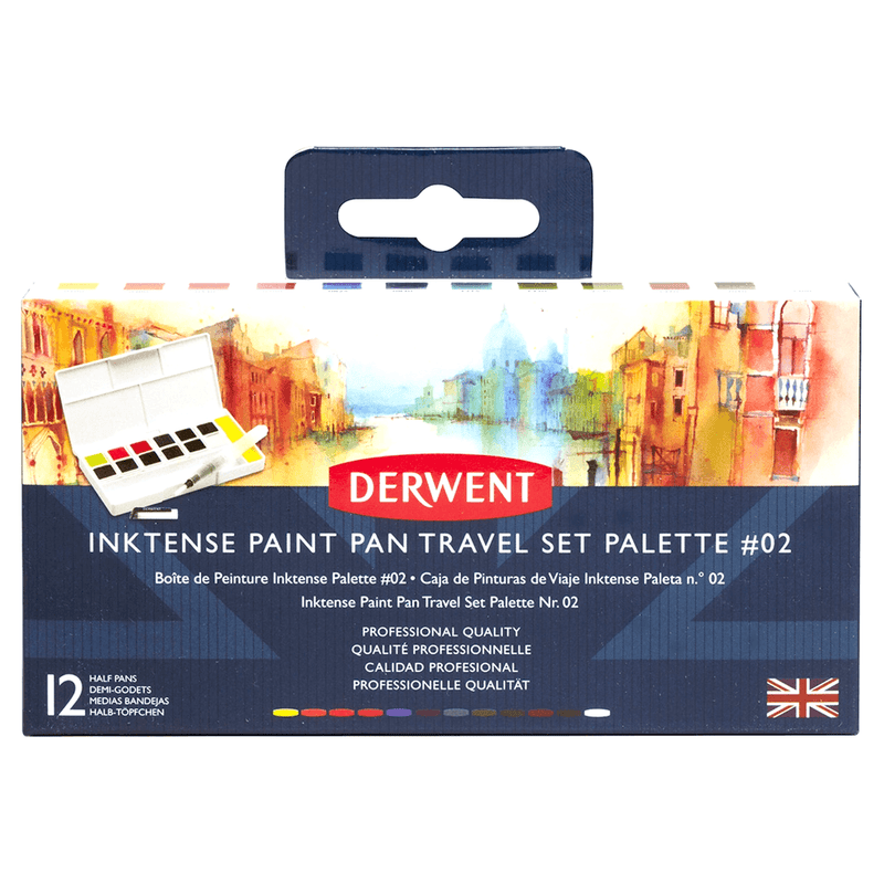 Derwent Inktense Paint Pan Travel Palette