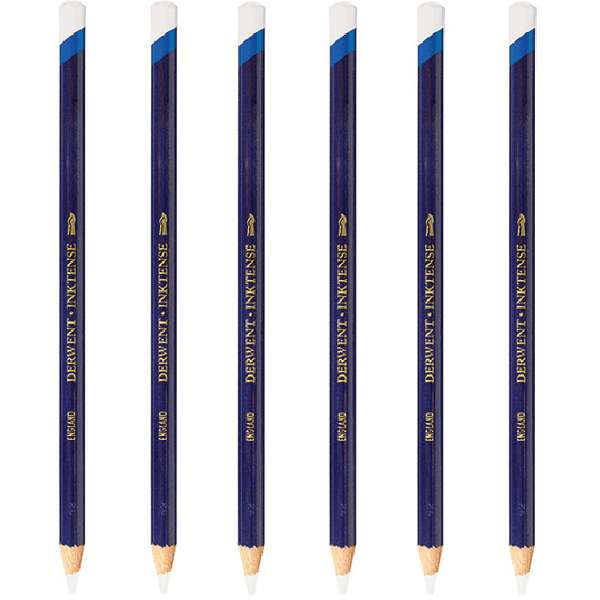 Derwent Inktense Pencil Antique White 2300 Pack 6 700925 (6 Pack) - SuperOffice
