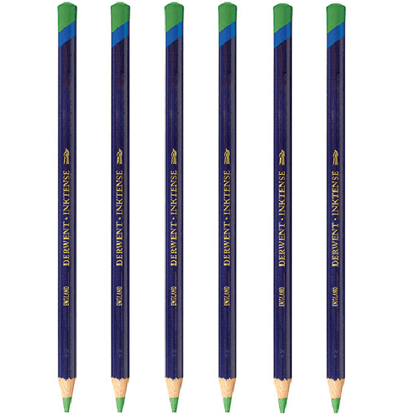 Derwent Inktense Pencil Apple Green 1400 Pack 6 700916 (6 Pack) - SuperOffice