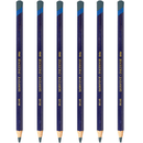 Derwent Inktense Pencil Charcoal Grey 2100 Pack 6 700923 (6 Pack) - SuperOffice