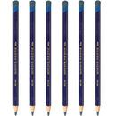 Derwent Inktense Pencil Charcoal Grey 2100 Pack 6 700923 (6 Pack) - SuperOffice