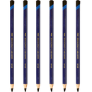Derwent Inktense Pencil Ink Black 2200 Pack 6 700924 (6 Pack) - SuperOffice