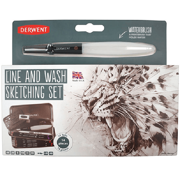 Derwent Line And Wash Sketching Set 2302162 - SuperOffice