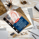 Derwent Mixed Toned Paper Pad 120gsm 4 Mid Tone Colours 20 Sheets A4 2306020 - SuperOffice