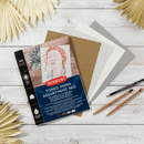 Derwent Mixed Toned Paper Pad 120gsm 4 Mid Tone Colours 20 Sheets A5 2306019 - SuperOffice