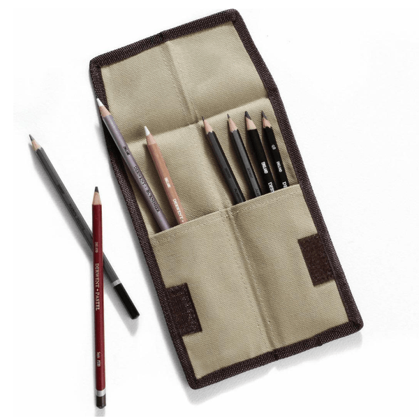 Derwent Pocket Wrap Case Holder For Pencils Portable Travel 2300219 - SuperOffice