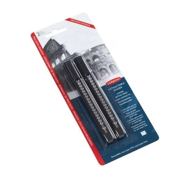 Derwent Retractable Eraser Pack of 2 2305806 - SuperOffice