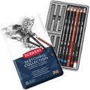 Derwent Sketching Mixed Pencils Blocks Tin 12 R34305 - SuperOffice