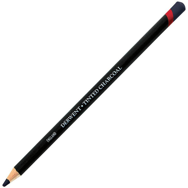 Derwent Tinted Charcoal Pencil Ocean Deep (6 Pack) 2301676 (6 Pack) - SuperOffice