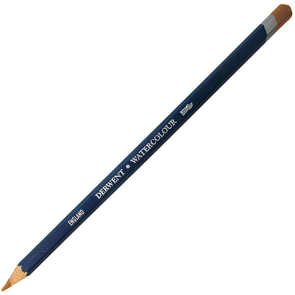 Derwent Watercolour Pencil Burnt Yellow Ochre Pack 6 32860 - SuperOffice