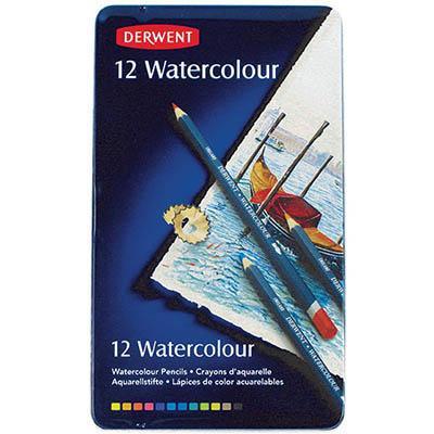 Derwent Watercolour Pencils 3.5Mm Tin 12 R32881 - SuperOffice