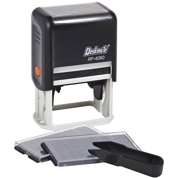 Deskmate Diy Stamp Kits 6 Lines 3Mm/4Mm Text 0378610 - SuperOffice