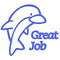 Deskmate Merit Stamp Great Job Violet 0284830 - SuperOffice