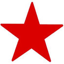Deskmate Merit Stamp Star Red 0284790 - SuperOffice