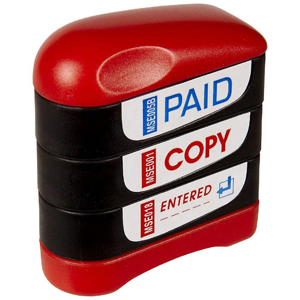 Deskmate Multi Stamp Stacker Paid Copy Entered Pack 3 49593 - SuperOffice