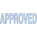Deskmate Pre-Inked Stamp Approved Blue 0273490 - SuperOffice