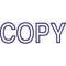 Deskmate Pre-Inked Stamp Copy Blue 0402132 - SuperOffice