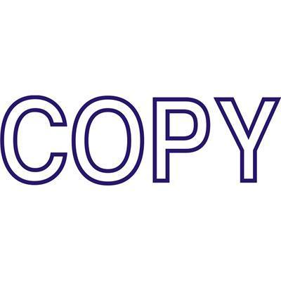 Deskmate Pre-Inked Stamp Copy Blue 0402132 - SuperOffice