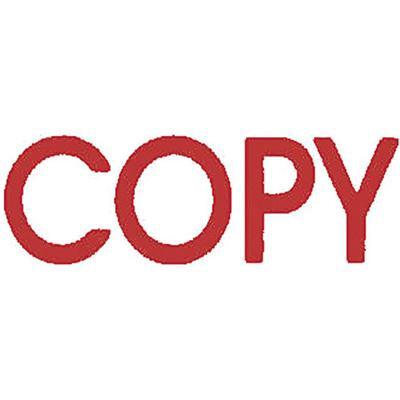 Deskmate Pre-Inked Stamp Copy Red 0273500 - SuperOffice