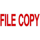 Deskmate Pre-Inked Stamp File Copy Red 0273560 - SuperOffice