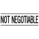 Deskmate Pre-Inked Stamp Not Negotiable Black 0273590 - SuperOffice